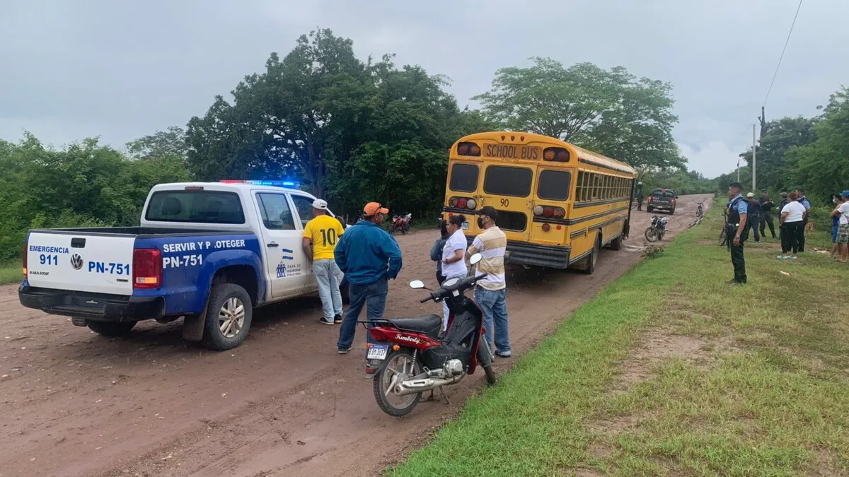Por no pagar extorsión matan a conductor de bus en la comunidad de El Carril, Olanchito, Yoro