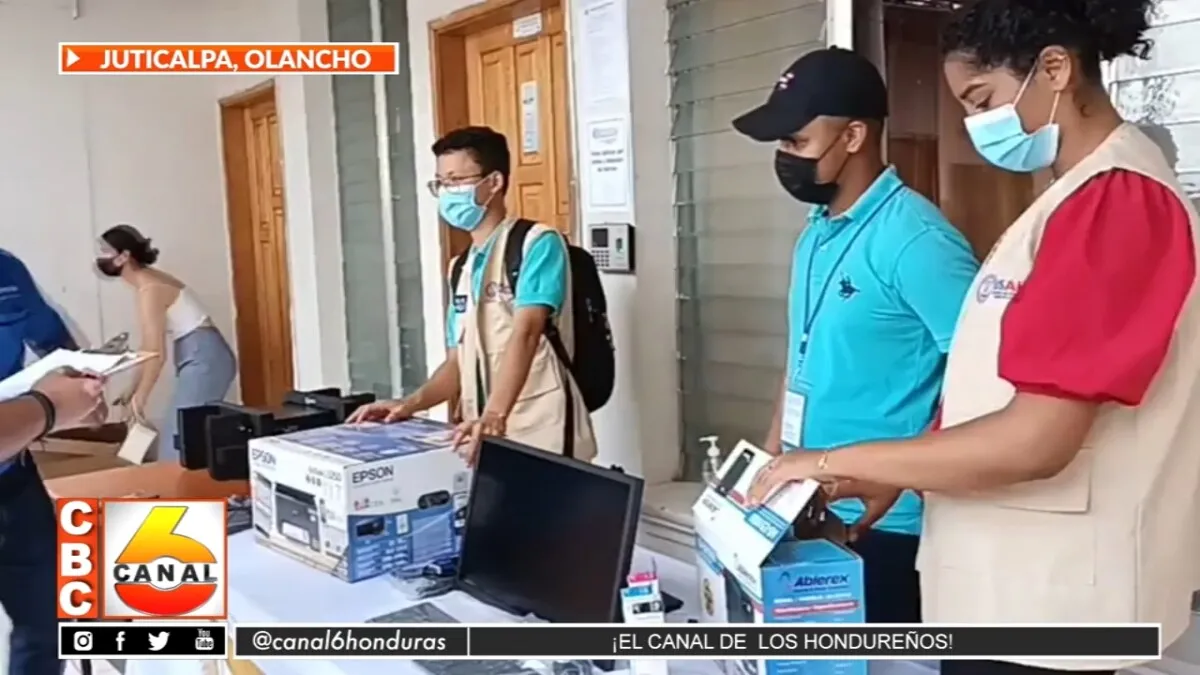 USAID Realizo entrega de equipo de oficina en Juticalpa