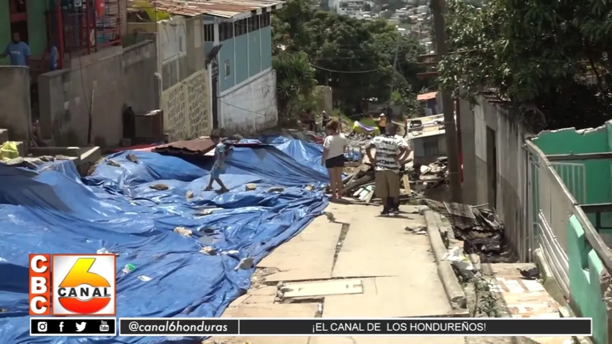 20 familias en riesgo al no querer evacuar sus viviendas en la Colonia Guillen