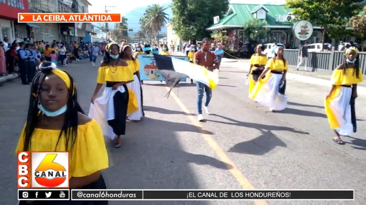 Desfiles patrios en La Ceiba, Atlántida