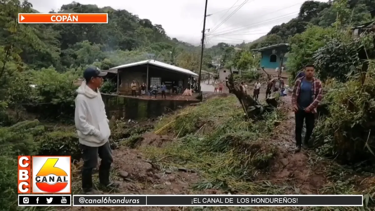 Dolores, Copán, en emergencia debido a daños ocasionados por fuertes lluvias