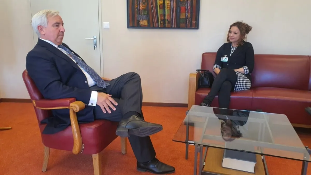Ministra de DD. HH. se reúne con Federico Villegas en Ginebra, Suiza