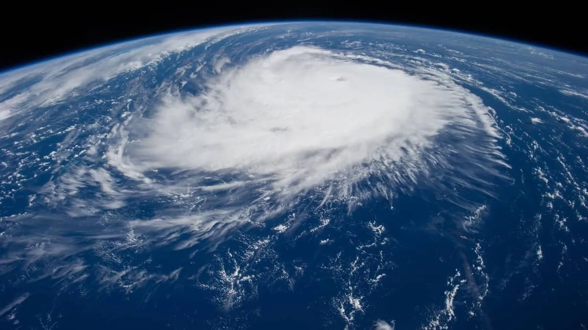 NASA tomó impactantes imágenes del huracán Ian desde el espacio