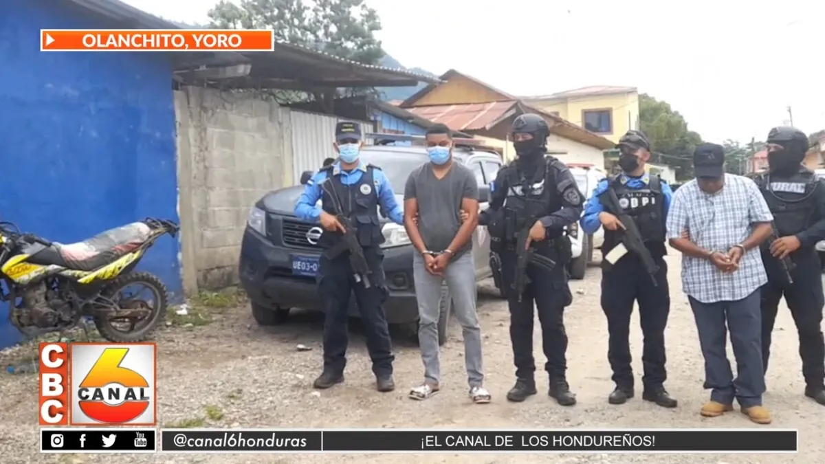 Operativo deja dos detenidos y siete armas de fuego decomisadas en Olanchito