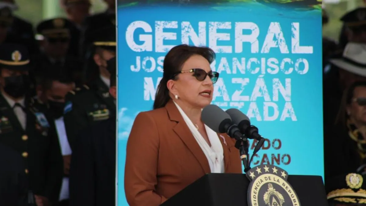 Presidenta Xiomara Castro conmemora el legado de Morazán y urge a la unión regional