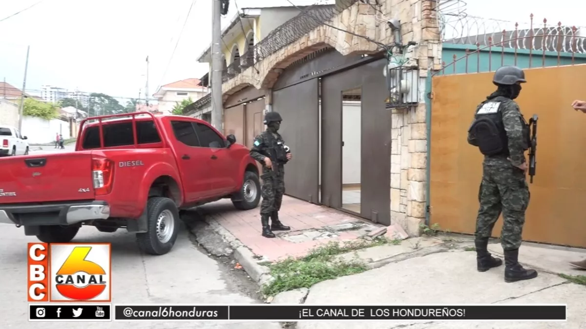 Realizan allanamiento en la Colonia Trejo en San Pedro Sula por denuncia de trata de personas