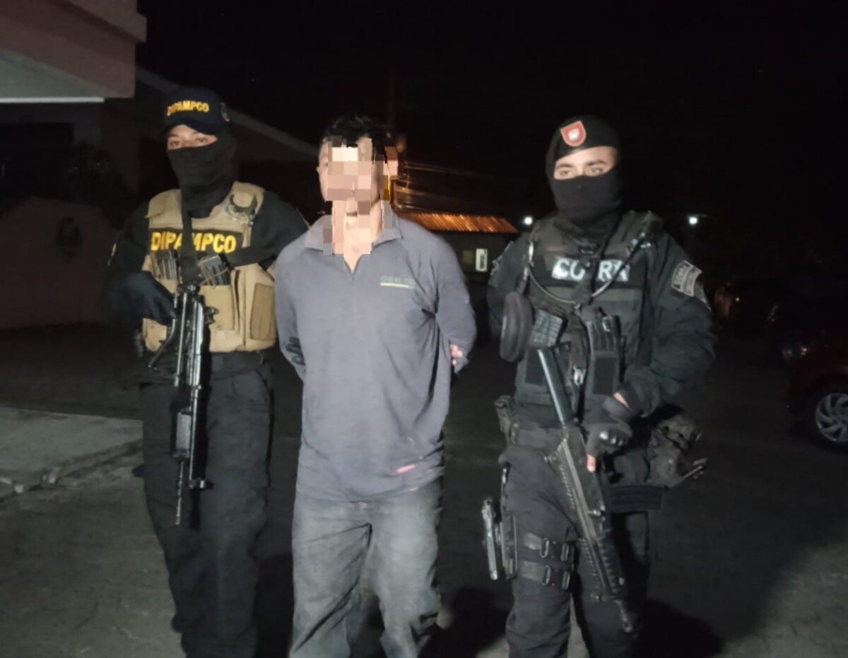 En el sector Tatumbla la DIPAMPCO captura a un miembro de la pandilla 18 en posesión de un arma de fuego y supuestos alucinógenos que se dedicaba a la extorsión