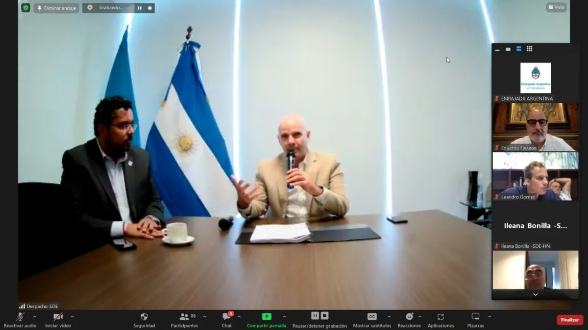 La Embajada Argentina presentó oferta exportable en materia de servicios en Honduras
