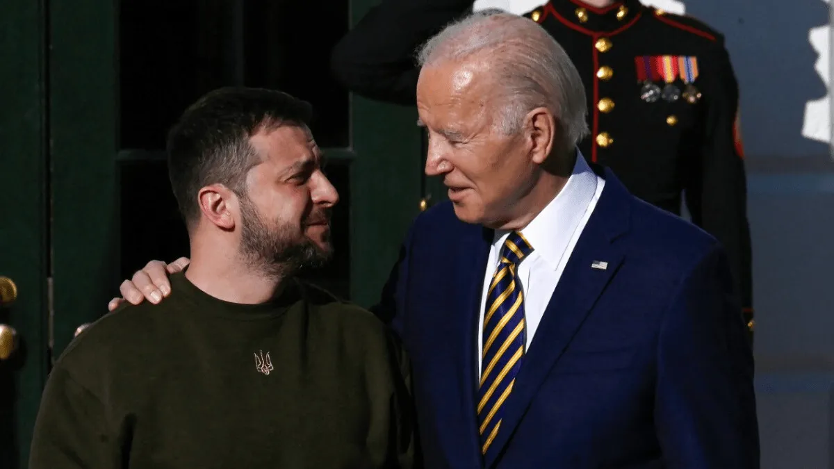 Zelenski llega a la Casa Blanca y se reúne con Biden