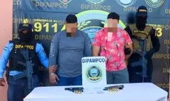 DIPAMPCO captura a dos individuos acusados de portación ilegal de armas