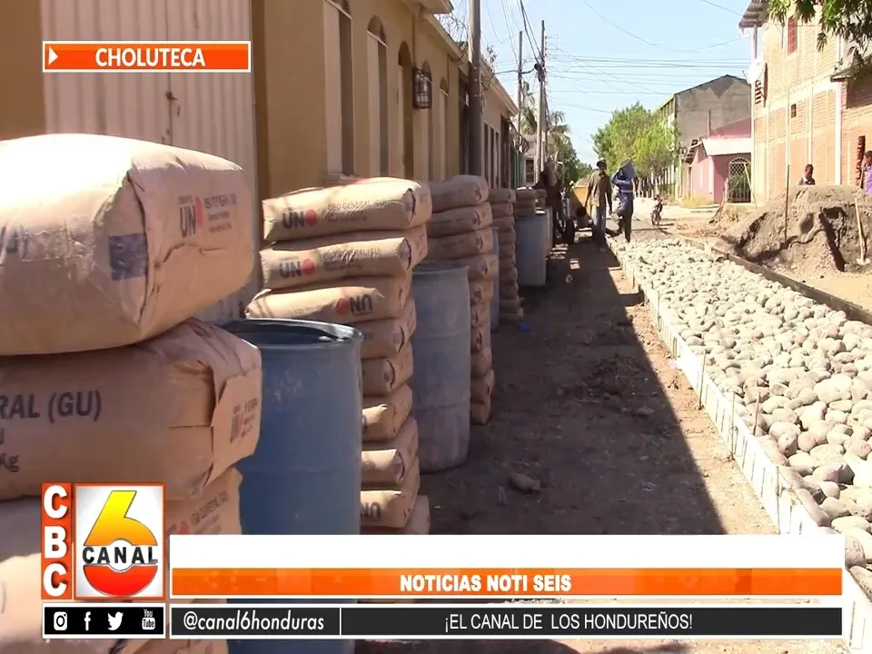 Ejecutan más proyectos de pavimentación en Choluteca