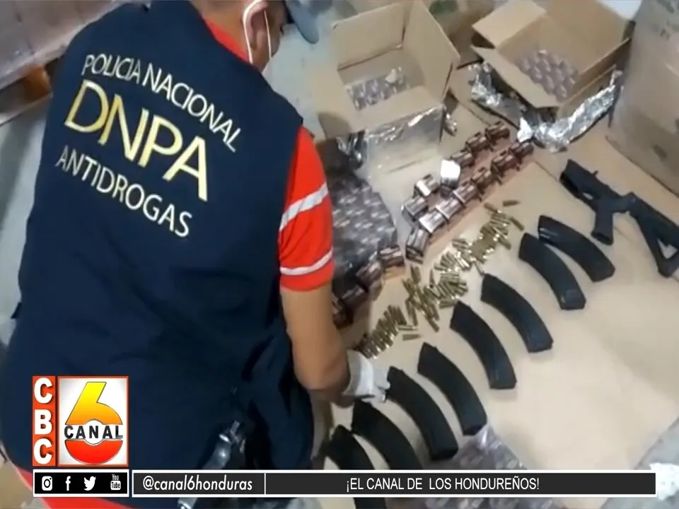 Policía Nacional logra fuerte decomiso municiones de arma de fuego