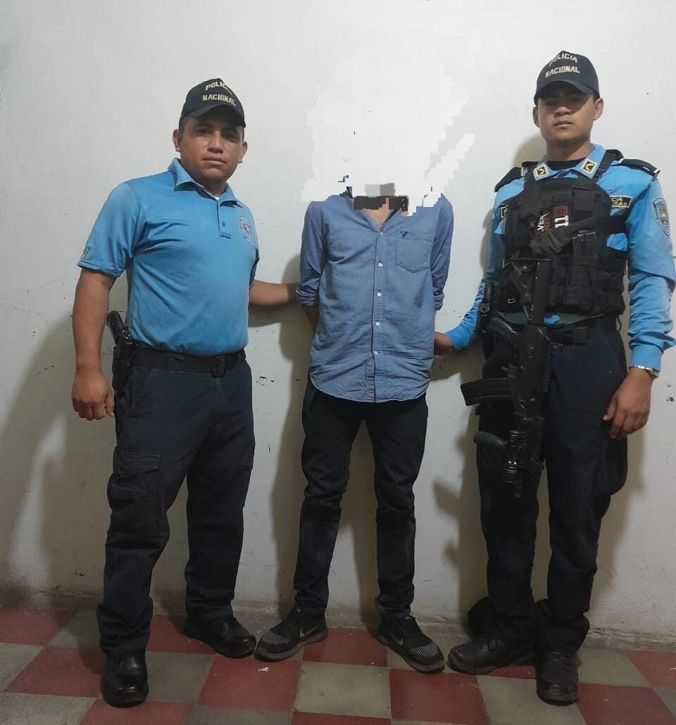 Detienen sujeto por el delito de robo con fuerza en Pespire, Choluteca
