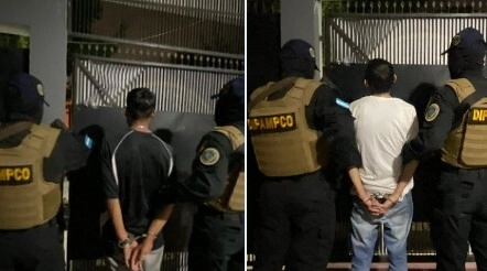 Por tráfico de drogas, la DIPAMPCO captura a 2 miembros de la MS-13 en El Progreso, Yoro