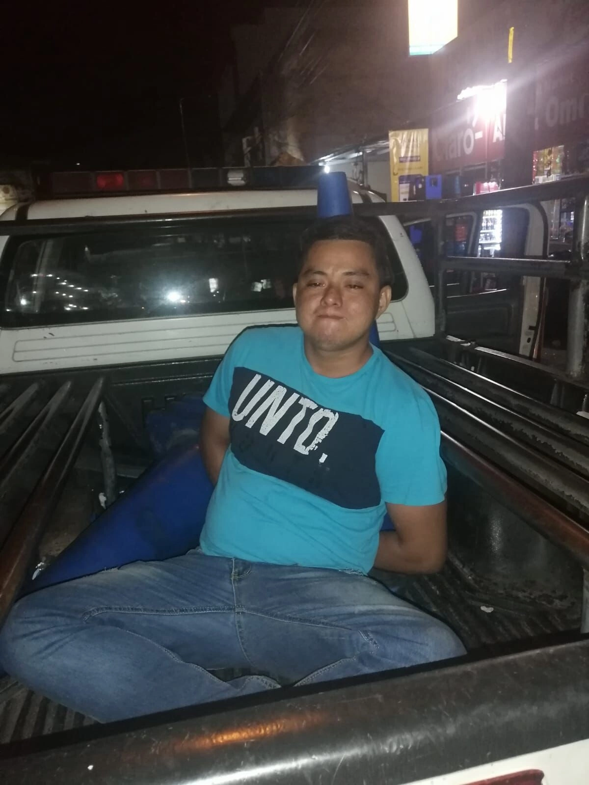 Supuesto homicida es detenido de manera flagrante por agentes preventivos en San Pedro Sula