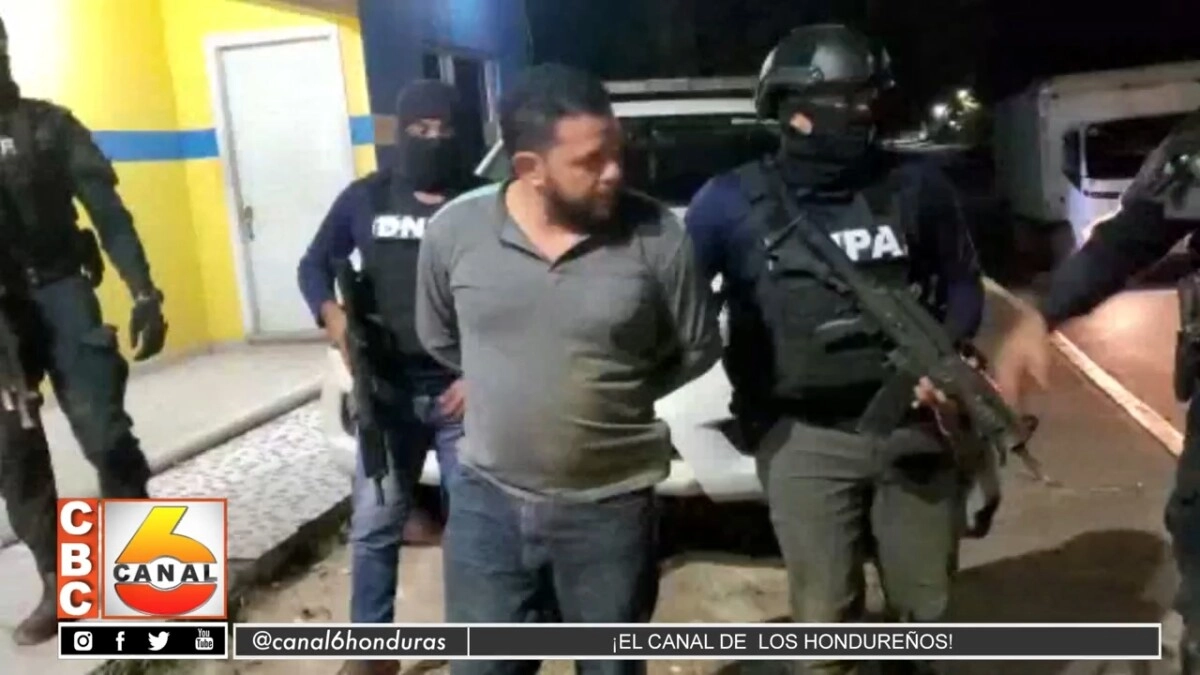 Tercer extraditable del año es capturado por la Policía Nacional en Copán