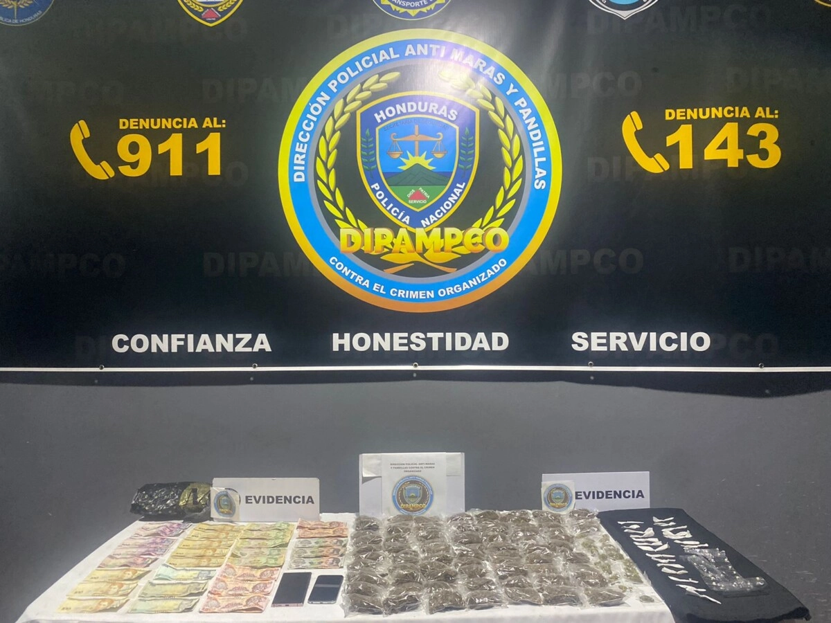 LA DIPAMPCO captura a tres miembros de la mara MS-13 vinculados a trafico de drogas y asociación para delinquir