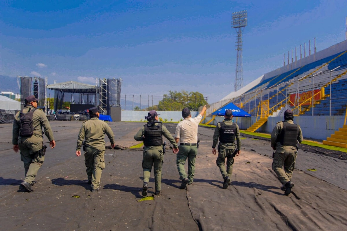 La Municipalidad de San Pedro Sula realizó supervisión de instalaciones y zonas aledañas al Estadio Francisco Morazán