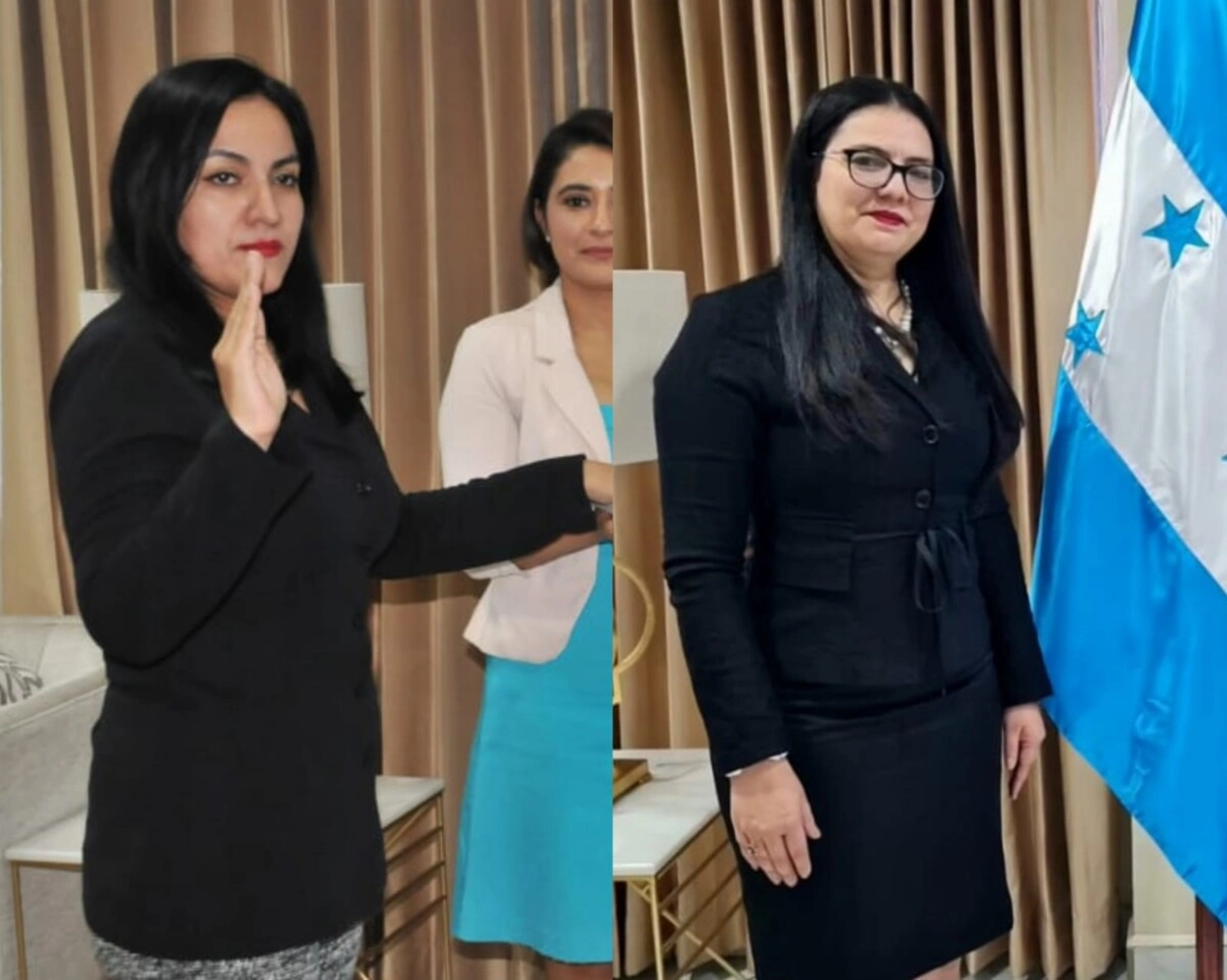 Presidenta del poder judicial juramenta a nueva secretaria general y secretaria general adjunta de la csj2