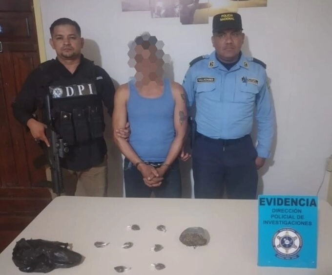 Supuesto distribuidor de droga es detenido en Valle