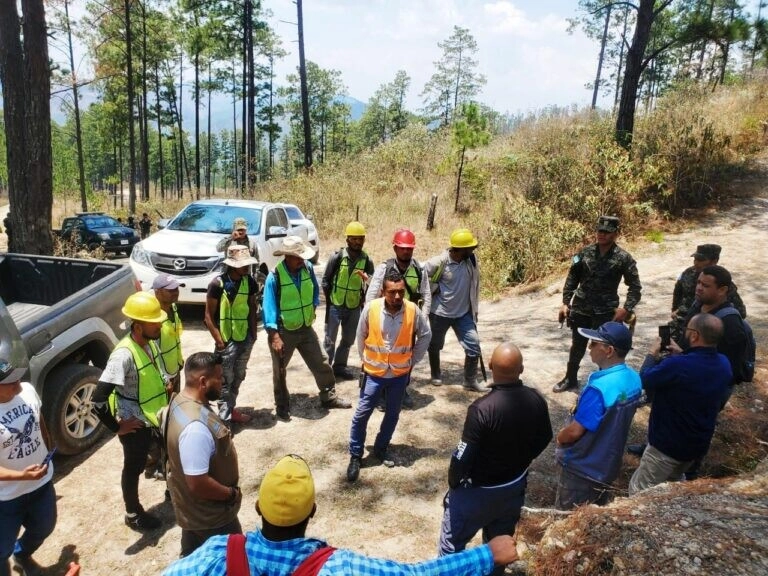 Fiscalía del Ambiente coordina inspecciones por incendios forestales en El Chimbo y Cantarranas ﻿