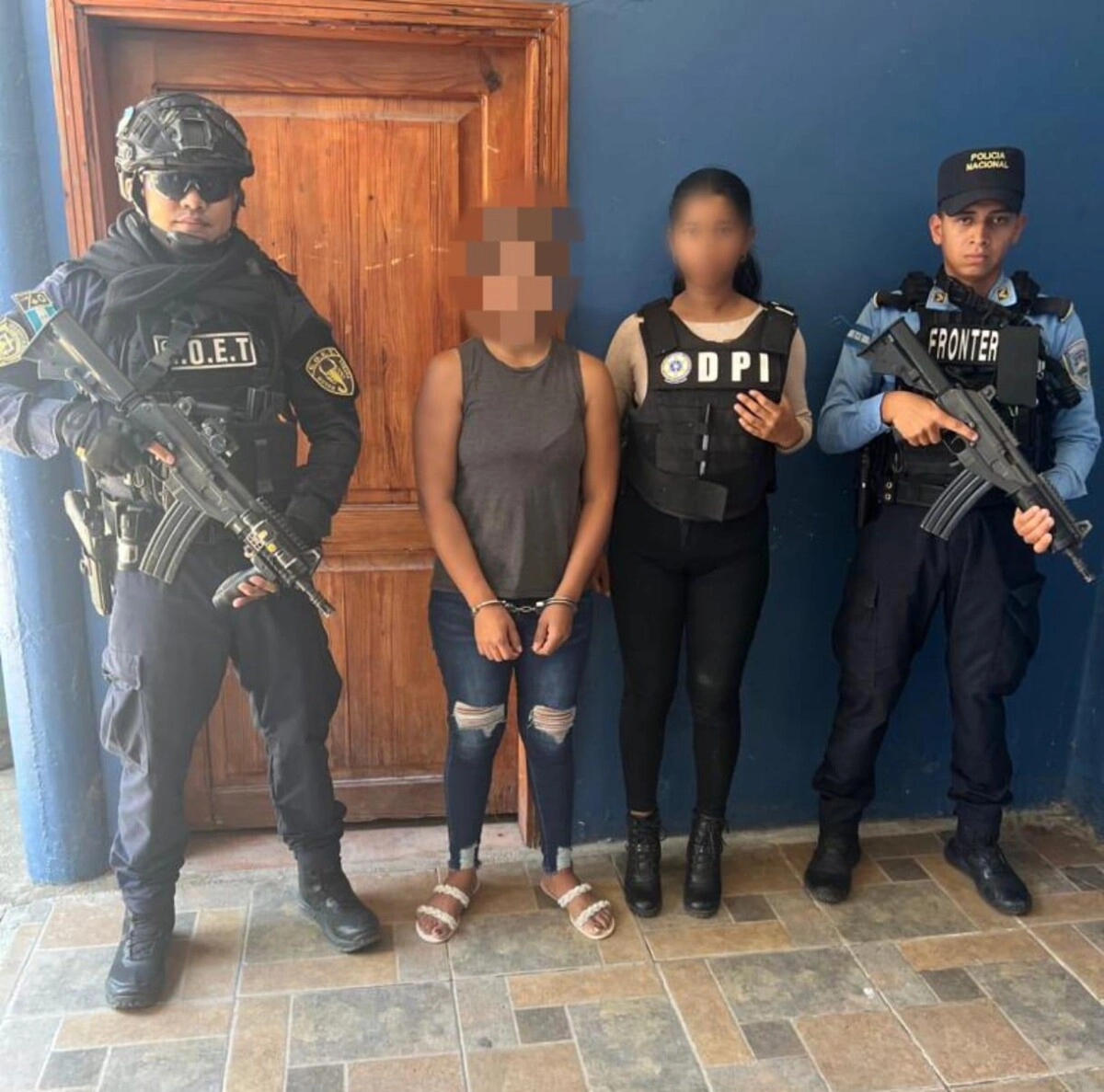 En allanamiento de morada capturan a una ciudadana por la comisión del delito de tráfico de drogas en El Paraíso 01
