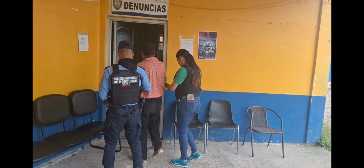 Por maltrato familiar agravado policías capturan individuo en Copán 01