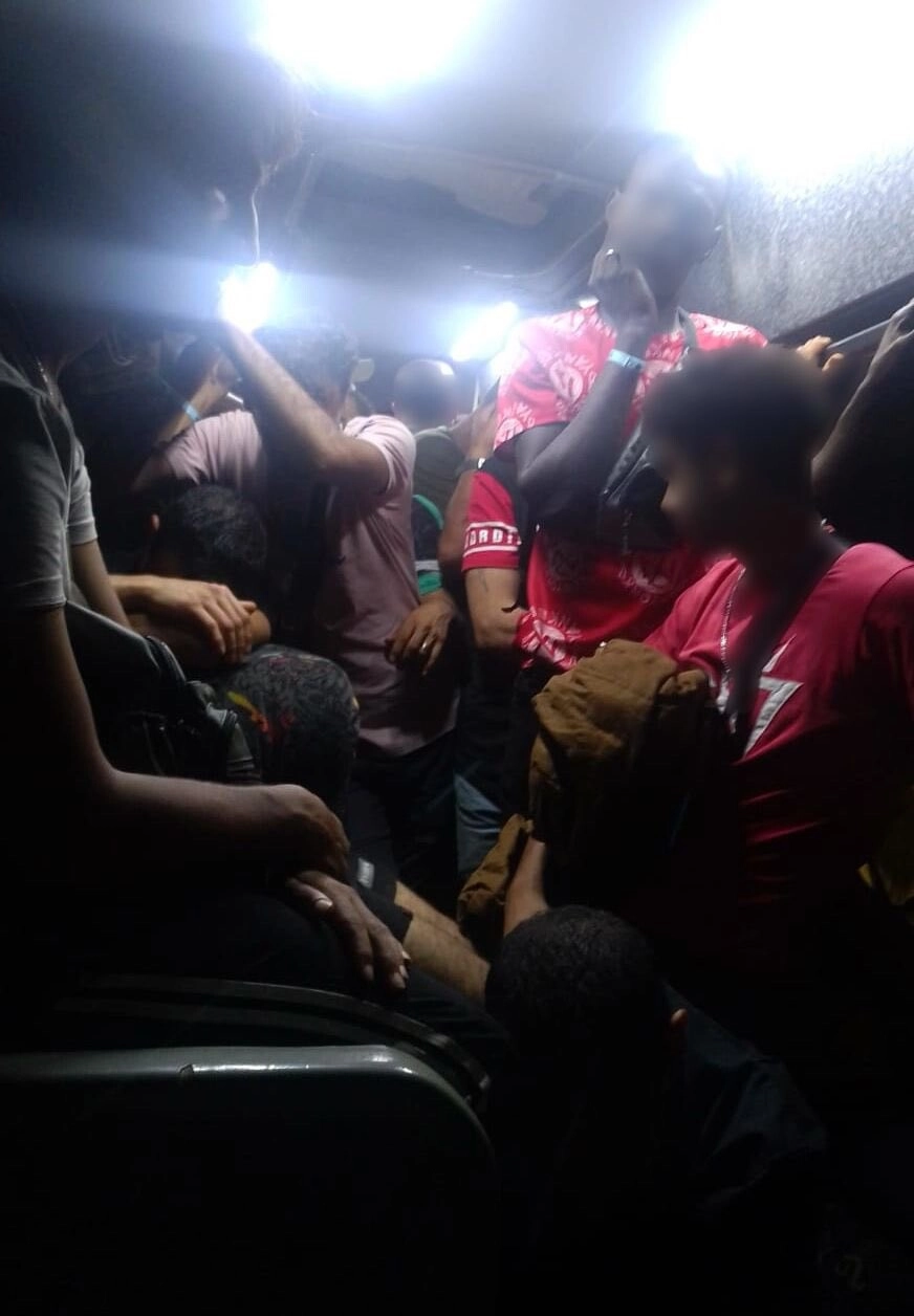 Autoridades de migración mexicanas rescatan a más 130 personas provenientes de África  01