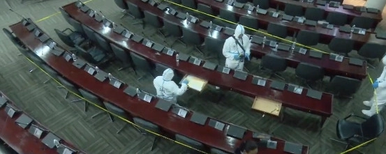 Miembros de la DPI realizan inspecciones en el Congreso Nacional  01