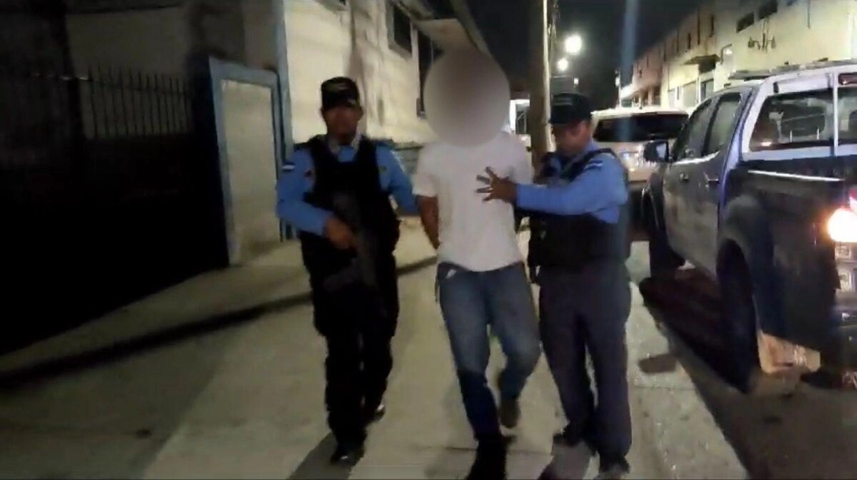 Presunto integrante del grupo delictivo organizado MS-13 es arrestado en Cofradía, Cortés  02