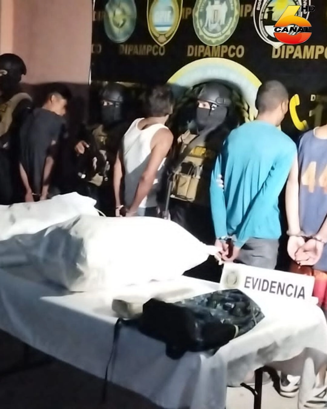 DIPAMPCO captura en Cantarranas Francisco Morazan a cuatro miembros de una familia vinculados al tráfico y distribución de drogas