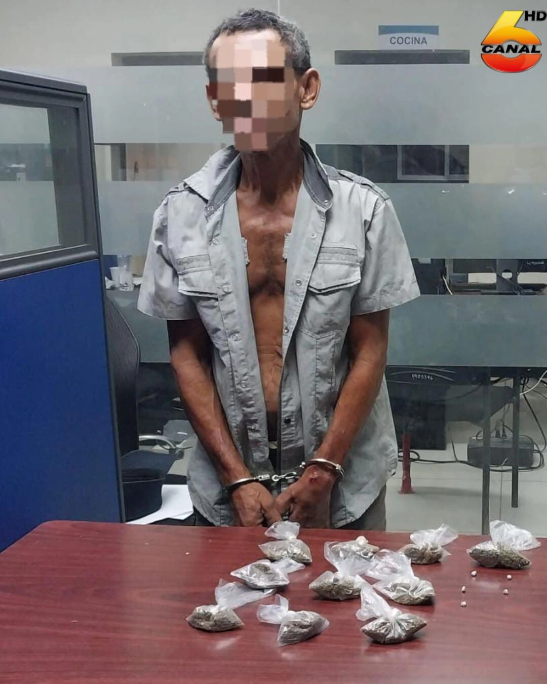 En posesión de supuesta droga fue capturado un sexagenario en La Másica, Atlántida02