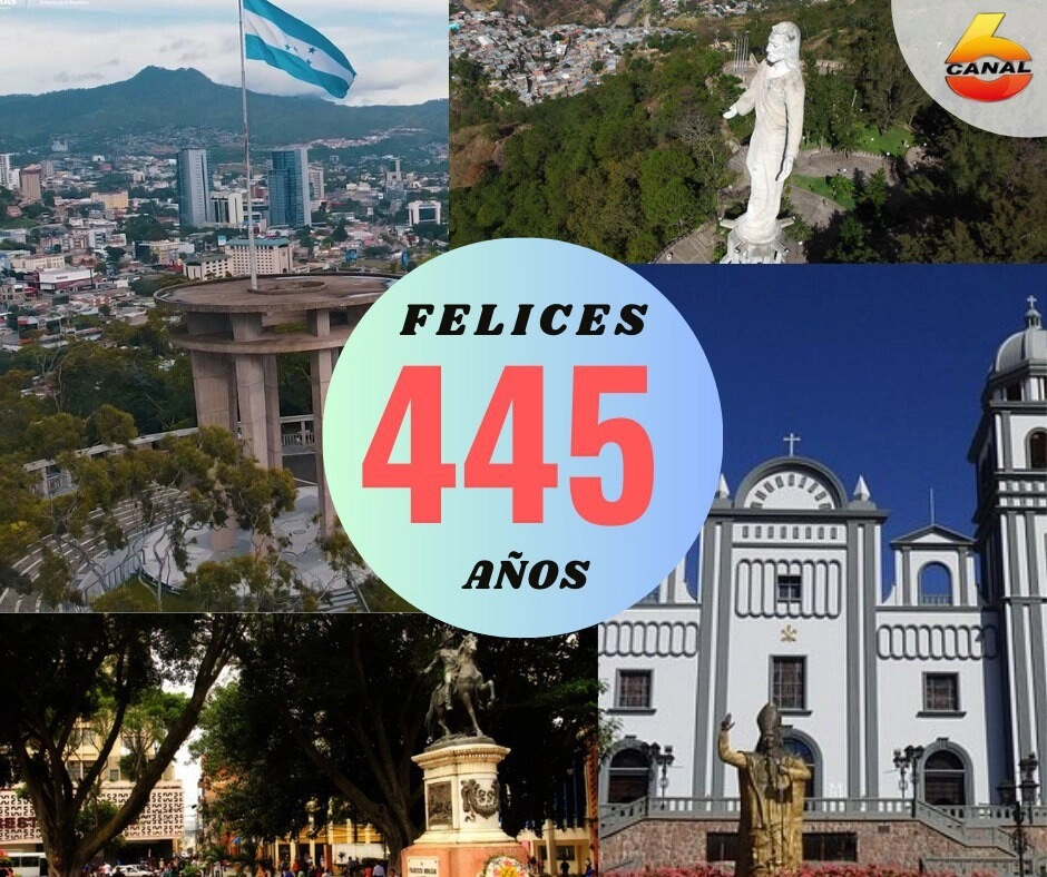 Tegucigalpa arriba a sus 445 años de fundación