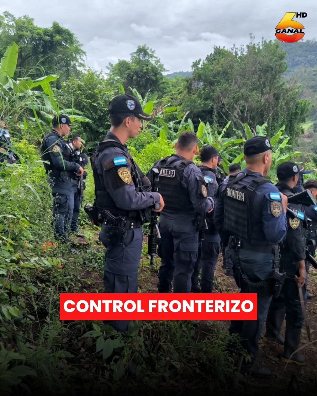 En Santa Bárbara La Policía De Fronteras Realiza Operaciones Policiales En Sectores Fronterizos Entre Honduras Y Guatemala
