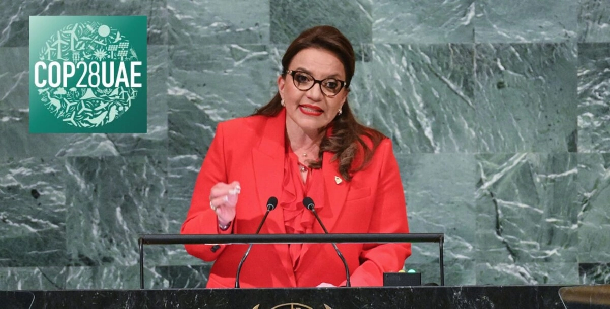 La presidenta Xiomara Castro participará en la Cumbre del Cambio Climático de las Naciones Unidas (COP28) en Dubai