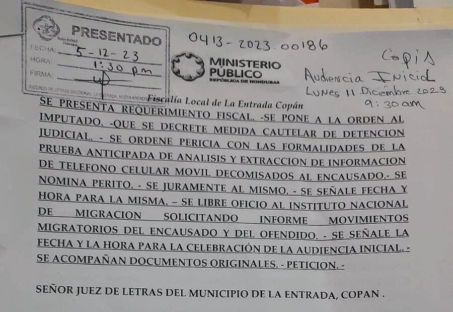 Detención Judicial Por Transportar Ilegalmente A Un Hondureño Hacia Los Ee. Uu.