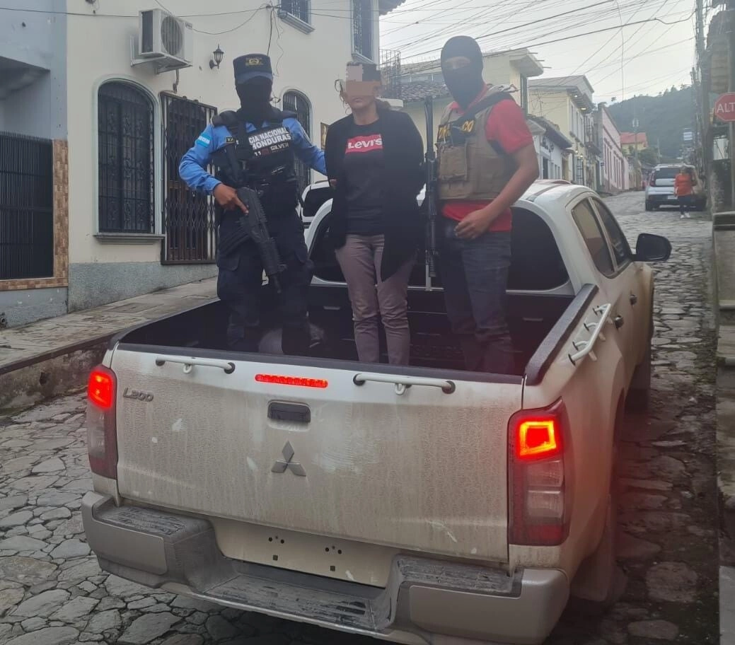 Integrante De La Banda La Mafia Es Capturada En Copán