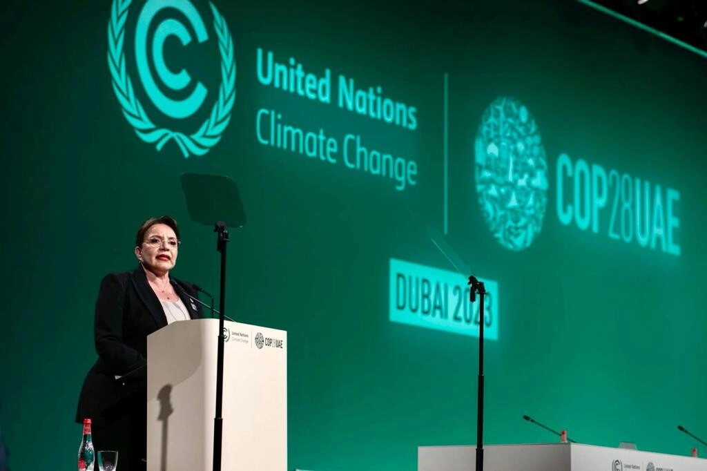 Presidenta Castro propone en la COP28 siete medidas sobre el calentamiento global y declarar la vida humana como bien supremo