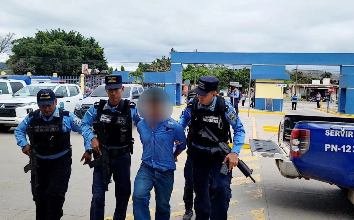 Policía Nacional en menos de ocho horas capturan sospechoso de homicidio en Comayagua