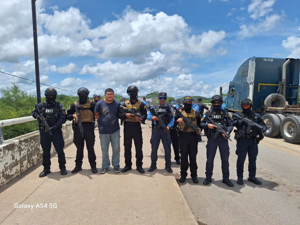 La Policía Nacional Ejecuta Custodia De Peligroso Miembro De La Ms 13 Quien Fue Apresado En Nicaragua