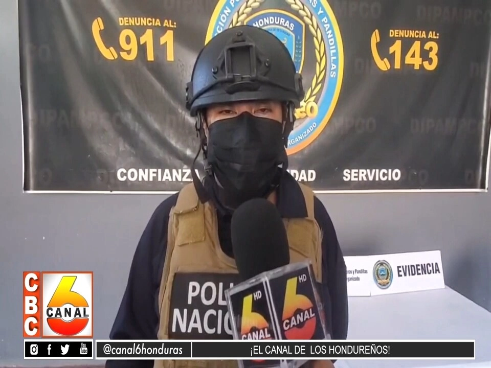 Captura De La Bichota Vinculada A La Ms 13 En San Pedro Sula