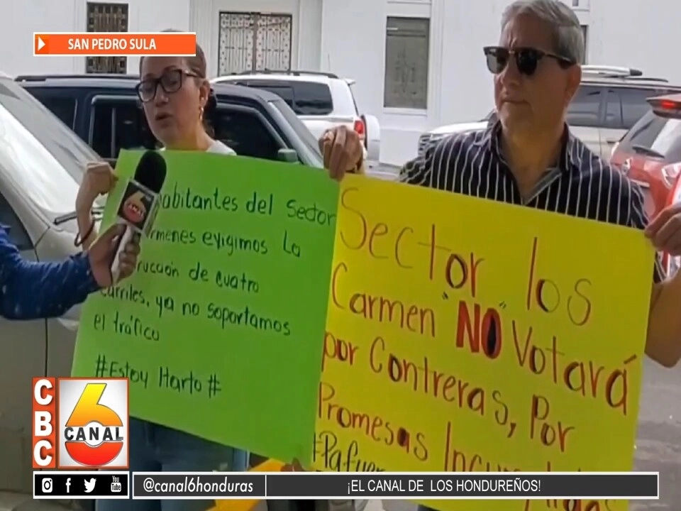 Pobladores Del Sector Los Carmenes Llegan A La Municipalidad Sampedrana Bajo El Lema Estamos Artos